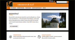 Desktop Screenshot of klet.cz