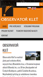 Mobile Screenshot of klet.cz